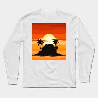 kame  sunset Long Sleeve T-Shirt